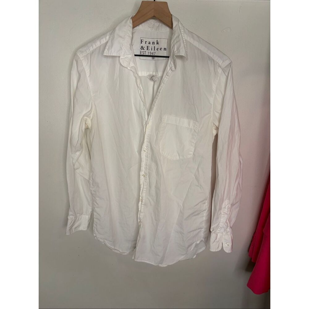 Frankβ& Eileen Joedy Woven Button Down | Medium in White